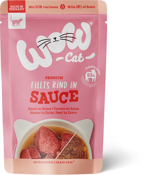WOW CAT Nassfutter Rind in Sauce 85g WOW CAT Nassfutter Rind in Sauce 85g
