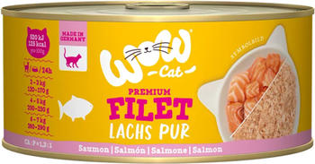 WOW CAT Nassfutter Filet Lachs Pur 70g WOW CAT Nassfutter Filet Lachs Pur 70g