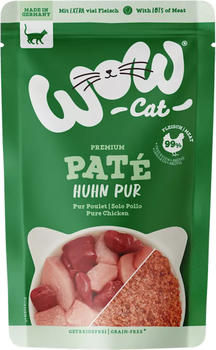 WOW CAT Adult Paté Nassfutter Huhn Pur 125g WOW CAT Adult Paté Nassfutter Huhn Pur 125g