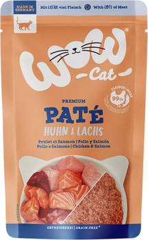 WOW CAT Adult Paté Nassfutter Huhn & Lachs 125g WOW CAT Adult Paté Nassfutter Huhn & Lachs 125g