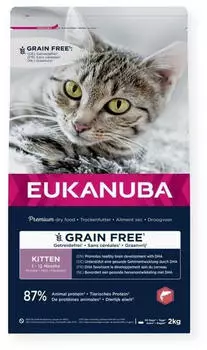 Eukanuba Grain Free Kitten Dry food salmon (2 kg) Eukanuba Grain Free Kitten Dry food salmon (2 kg)