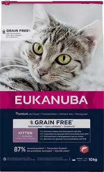 Eukanuba Grain Free Kitten Dry food salmon (10 kg) Eukanuba Grain Free Kitten Dry food salmon (10 kg)