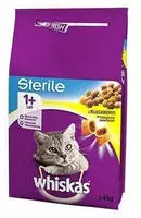 Whiskas Sterilisiertes Katzenfutter f&uuml;r ausgewachsene Katzen mit...