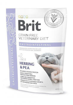 Brit Veterinary Diets Cat Gastrointestinal Hering und Erbse Trockenfutter 400g