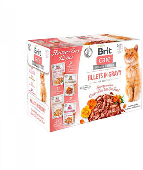 Brit Fillets in Gravy Katzennassfutter 12x85g