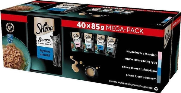 Sheba Sauce Collection Fisch 40x85g