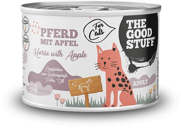 The Goodstuff Adult Pferd & Apfel Katzennassfutter 200g