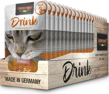 LEONARDO Cat Food Drink Ente Multipack 20x40g