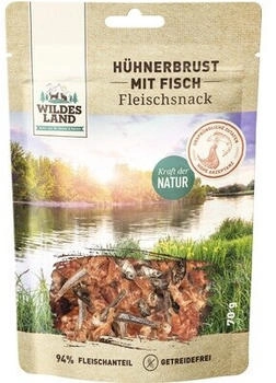 Wildes Land Cat - Fleischsnacks - Hühnerbrust mit Fisch | 70 g