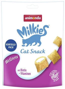 Animonda Snack Milkies Knusperkissen Wellness mit Biotin & Vitaminen 120 g Animonda Snack Milkies Knusperkissen Wellness mit Biotin & Vitaminen 120 g