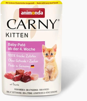 Animonda Cat Portionsbeutel Kitten Baby-Paté 85 g Animonda Cat Portionsbeutel Kitten Baby-Paté 85 g
