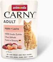 animonda Carny Katzenfutter nass Huhn + Lachs Portionsbeutel (12 x 85g)