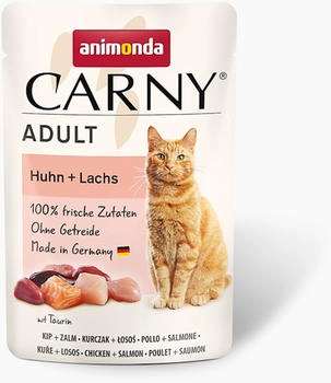 Animonda Cat Portionsbeutel Adult Huhn + Lachs 85 g Animonda Cat Portionsbeutel Adult Huhn + Lachs 85 g