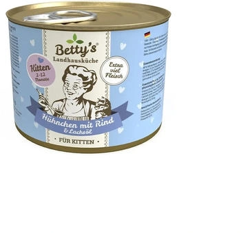 Betty's Landhausküche Cat Kitten Hühnchen mit Rind 200 g
