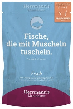 Herrmann's Herrmanns Selection Cat - Fisch mit Shrimps und Grünlippmuschel - Pouch | 20 x 100 g Herrmann's Herrmanns Selection Cat - Fisch mit Shrimps und Grünlippmuschel - Pouch | 20 x 100 g