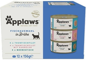 Applaws Katzen Nassfutter in der Dose Fisch Selection 12 x 156 g Applaws Katzen Nassfutter in der Dose Fisch Selection 12 x 156 g