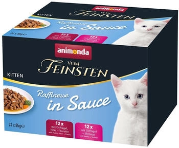 Animonda Raffinesse in Sauce Kitten Kitten 24 x 85g Mixpack 24 x 85 g 1 Stück Animonda Raffinesse in Sauce Kitten Kitten 24 x 85g Mixpack 24 x 85 g 1 Stück