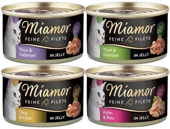Miamor in Jelly Mixpaket 12x100g Mixpaket 2 Miamor in Jelly Mixpaket 12x100g Mixpaket 2