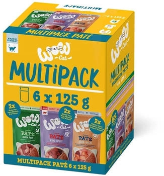WOW CAT Adult Multipack 6x125g WOW CAT Adult Multipack 6x125g
