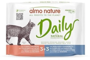 Almo Nature Daily Multipack 6x70g Fleischauswahl Almo Nature Daily Multipack 6x70g Fleischauswahl