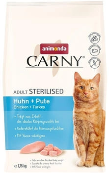 Animonda Nassfutter Katze Adult, Sterilised, Huhn und Pute 1,75 kg