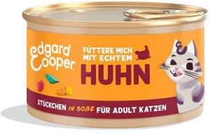 Edgard & Cooper Stückchen in Soße Freilaufhuhn 6 x 85g