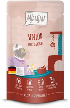 MjAMjAM Quetschie Senior leckeres Rind 12 x 125g