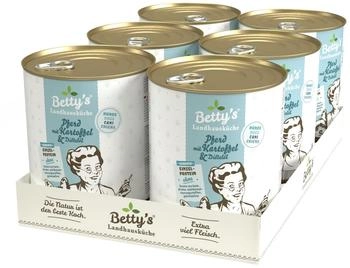 Betty's Landhausküche Pferd & Kartoffel & Distelöl 6 x 800g