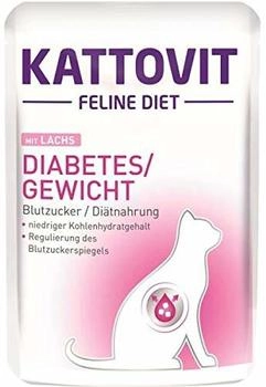Kattovit Feline Diet Diabetes Adult Lachs 24 x 85g