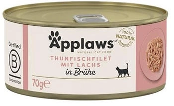 Applaws Thunfischfilet & Lachs in Br&uuml;he 48x70g