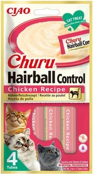 INABA Churu Hairball Control Hühnerfleischrezept 4 x 14 g (EU676)