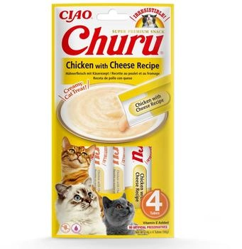 INABA Churu Püree Huhn mit Käse für Katzen (EU107)