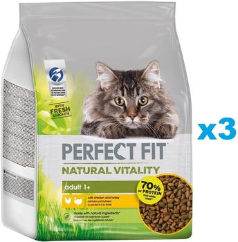 Perfect Fit 4 kg Natural Vitality Trockenfutter Huhn Truthahn Katzen