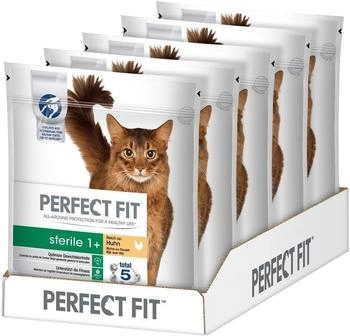 Perfect Fit (Sterile 1+) 6x750g Reich an Huhn Trockenfutter f&uuml;r Katzen nach der Sterilisation
