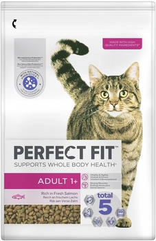 Perfect Fit Adult 1+ Katzen-Trockenfutter Lachs 3x2,8kg