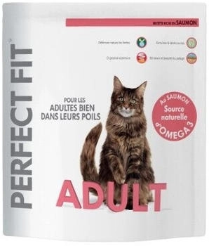 Perfect Fit Adult 1+ Katzen-Trockenfutter Lachs 4x1,4kg