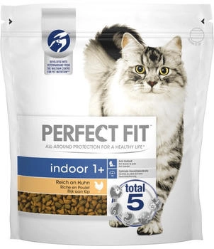 Perfect Fit Indoor 1+ Katzen-Trockenfutter Huhn 5x1,4kg