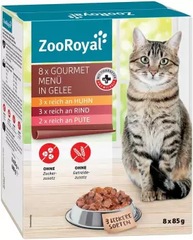 ZooRoyal Multipack Gourmet Menü in Gelee 8x85g