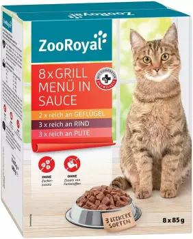 ZooRoyal Multipack Grill Menü in Sauce 8x85g
