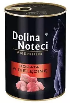 Dolina Noteci Premium für Katzen reich an Kalbfleisch