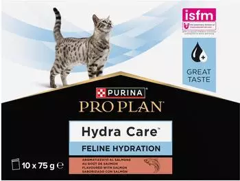 Purina Pro Plan Feline Hydra Care mit Lachs-Geschmack (10 x 75 g)