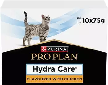 Purina Pro Plan Feline Hydra Care mit Huhn-Geschmack (10 x 75 g)