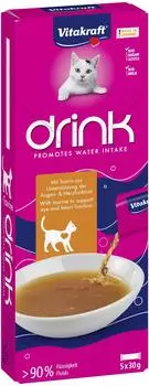 Vitakraft Katzen-Drink mit Huhn und Taurin 45 x 30 g
