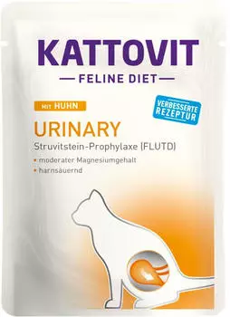 Kattovit Feline Diet Urinary Beutel mit Huhn 24 x 85 g