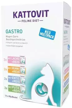 Kattovit Feline Diet Gastro Multipack 5x12x85g