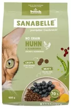 bosch Sanabelle x 400g No Grain Huhn Katzentrockenfutter