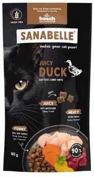 bosch Sanabelle x 40g Juicy Land-Ente Katzensnack