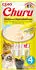 INABA Churu Püree Katzensnacks Katzenpaste zum Füttern aus der Hand Katzensticks mit Huhn & Käse & Rindfleisch 4 Sticks x 14 g