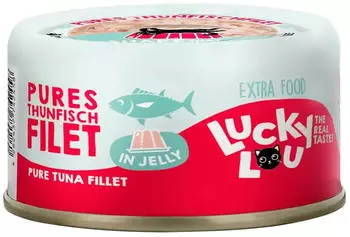 Lucky Lou Extra Food in Jelly 12 x 70 g Thunfischfilet