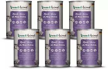 Venandi Animal Pferd als Monoprotein 6x400 g Futter